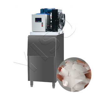 Máquina de hielo en escamas de acero inoxidable comercial de la fábrica YISO para barras de ensaladas de supermercado, máquina automática de hielo en escamas - Product Image 1
