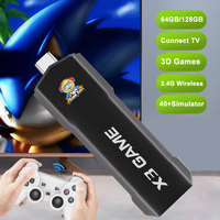Console de jeu portable Topleo 4K Android TV Box avec manette de jeu rétro, consoles de jeux vidéo
