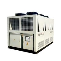 Refroidisseur à vis à haute efficacité avancé 80HP 100HP 120HP équipement de refroidissement patinoire réfrigération Portable