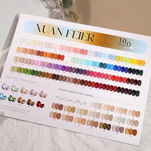 Set de Esmaltes de Uñas Estilo Macaron de 100 Colores, Estilo Macaron, Gel de Cristal, Sin Necesidad de Lavado, Arte de Uñas - Product Image 2