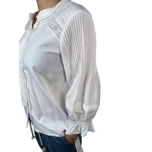 Blusas y Camisas Elegantes de Oficina para Mujer, Diseño Nuevo, Casual, Manga Larga, Verano, Bordadas - Product Image 4
