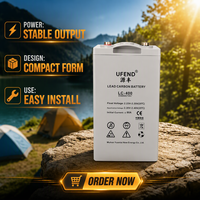 Batterie AGM au plomb-carbone OEM 2V 400Ah à cycle profond longue durée pour système de batterie de secours mobile hybride éolien/solaire pour camping-car