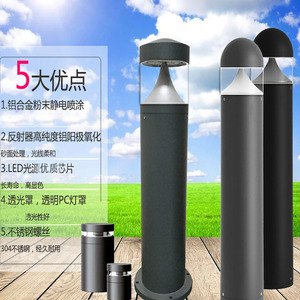 Lámpara Solar LED para Jardín, Lámpara de Poste para Exteriores con Panel Solar, Resistente al Agua, para Iluminación de Patio, Jardín y Caminos - Product Image 2