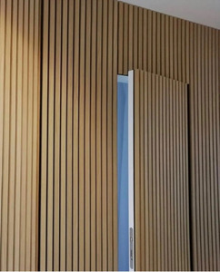 Amerikan denizaşırı depoları yerinde ucuz ve hızlı lojistik siyah ahşap akustik duvar panelleri - Product Image 5