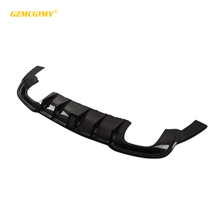 Materiale superiore in fibra di carbonio diffusore labbro paraurti posteriore con lampada a Led per Audi <span class=keywords><strong>A3</strong></span> Sline S3 Rs3 berlina 2017 -2019 - Product Image 1