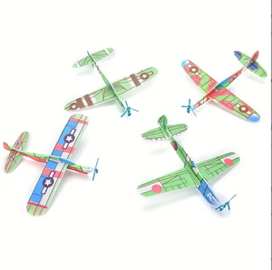 Vente en gros <span class=keywords><strong>pas</strong></span> <span class=keywords><strong>cher</strong></span> DIY EVA Foam Flying Plane Toy Outdoor Kids Airplane Structure - Product Image 2