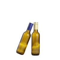 Bouteille en verre transparente de 187 ml de Bourgogne, sur mesure, de haute qualité, avec bouchon à vis, sérigraphie, pour vin, tequila, brandy