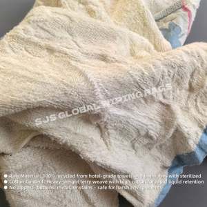 Trapos de Toalla de Algodón Puro Reciclado de Colores para Uso Industrial, Trapos de Toalla para Limpieza en Talleres - Product Image 4