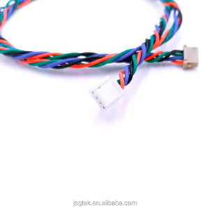 22AWG 1.0mm Pitch 4pin cáp với kết nối kép-300V 80 ℃ PVC dây điện tử khai thác - Product Image 6