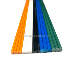 Tiges en fibre de verre solides d'usine, tiges en PRFV 4mm 5mm 6mm 7mm 8mm 9mm 9.5mm 10mm 12mm 12.7mm, piquets en fibre de verre pour le soutien des arbres - Product Image 1