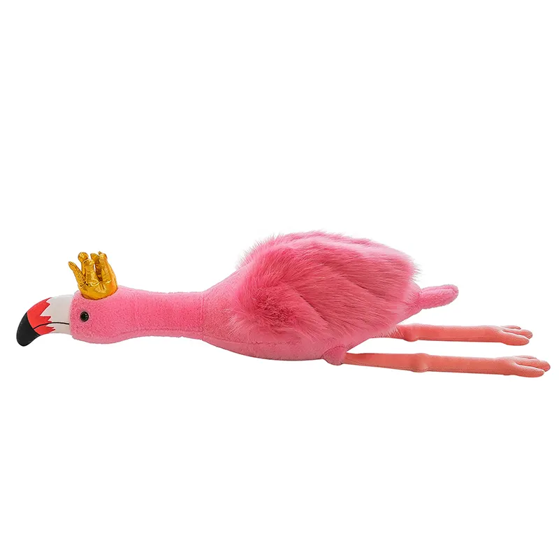 Sıcak satış Flamingo peluş yastık oyuncaklar sevimli oyuncak yumuşak peluş yılbaşı hediyeleri çocuk aile odası için