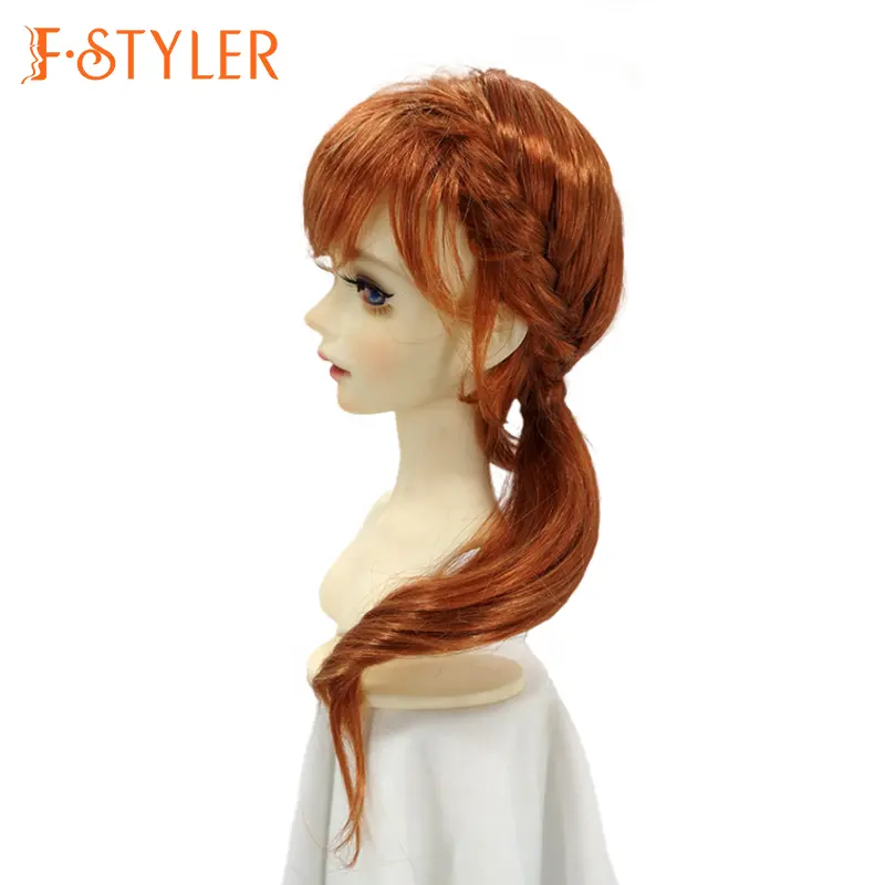 Fstyler Búp Bê Tóc Bện Tổng Hợp Mohair Nhà Máy Tùy Biến Búp Bê Phụ Kiện Tóc Giả Toàn Bộ Bán Số Lượng Lớn Bán Cho Bjd 1/4 1/3 1/6