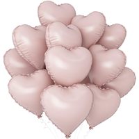 Ballons en forme de cœur en feuille d'aluminium Macaron, ballons en Mylar multicolores en forme de cœur pour la décoration de mariage, de la Saint-Valentin et d'anniversaire
