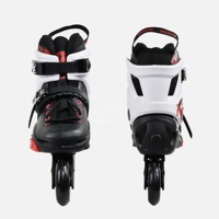 Patins à roulettes professionnels en ligne à quatre roues en tissu maillé et cuir pour slalom - Vente en gros