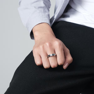 Horus Eye <b>Titanium</b> Steel Rotating <b>Ring</b> Rose Gold Unisex Anxiety Relief Jewelry Gift - Product Image 3