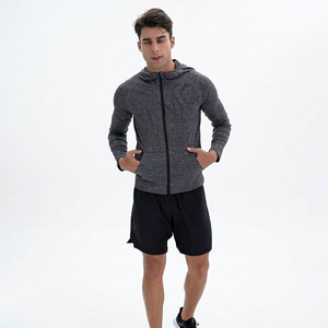 High Quality Hoodies Low MOQ Custom Printed logo Men's Sports Jacket Quick Dry Breathable Hoodies - Product Image 1