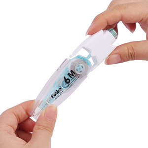 Foska ensemble de papeterie applicateur en forme de stylo extractible matériau PET ruban de <span class=keywords><strong>Correction</strong></span> d'erreur stylo pour étudiants fournitures de bureau scolaire - Product Image 2