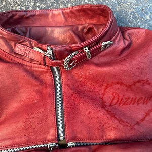 <span class=keywords><strong>Veste</strong></span> <span class=keywords><strong>en</strong></span> <span class=keywords><strong>cuir</strong></span> rouge classique Design Europe Hot D, montrant le charme de la personnalité élégante de la mode - Product Image 5