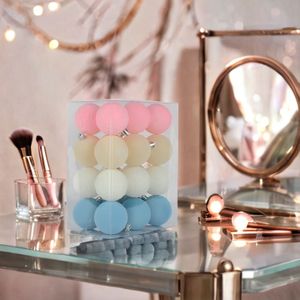 Venta caliente de plástico de alta calidad de terciopelo Simple planta <span class=keywords><strong>Bola</strong></span> de terciopelo adornos de Navidad <span class=keywords><strong>Bola</strong></span> Natal adornos Set 24 - Product Image 6