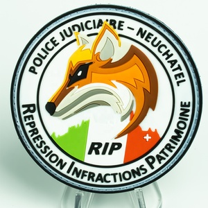 Customized Animal fox Tactical PVC <strong>Patch</strong> PVC Ruber <strong>Patches</strong> for Bag Cloth - Product Image 1