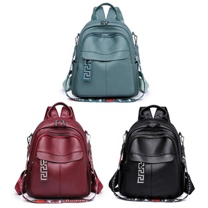 Vente directe en usine simple logo personnalisé léger sac à dos de voyage personnalisé vente en gros écolière décontracté sacs à dos pour femmes - Product Image 2