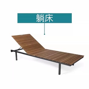 Ensemble de canapés d'extérieur en bois massif de style nordique, mobilier de patio imperméable et résistant au soleil, combinaison salon de jardin pour villa et terrasse - Product Image 6