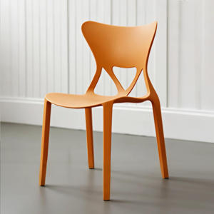 Silla de Comedor Moderna Apilable de Plástico PP con Respaldo Hueco – Silla Ergonómica para Restaurante y Cafetería al por Mayor - Product Image 1