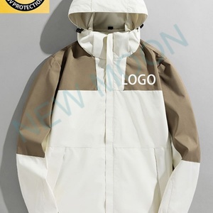 Custom Outdoor <b>Jacket</b> <b>Thin</b> Hooded Coat Windproof and <b>Waterproof</b> <b>Jacket</b> European and American Large Size Men - Product Image 4
