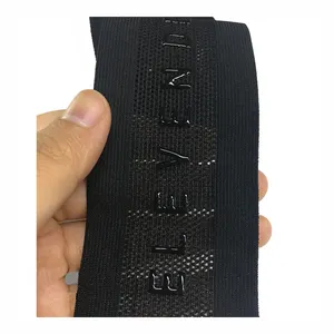 Benutzer definierte Silikon druck Logo gute Qualität elastischen Gürtel für Radhose Shorts Low MOQ elastischen Gurtband