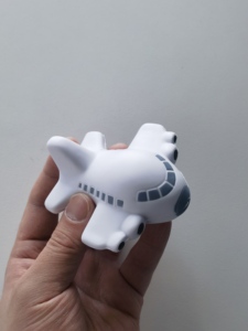 Pelota Antiestrés de Espuma con Forma de Avión, Personalizable con Logotipo, para Publicidad y Regalos Promocionales - Product Image 2