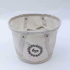 Top Washing <b>Hampers</b> <b>Large</b> Cotton Linen Folding Laundry Washing Clothe Basket Bag Bin Storage <b>Hamper</b> - Product Image 4