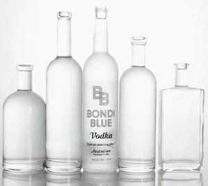 Botellas de Vidrio de Alta Gama para Bar, 500 ml, Selladas con Corcho, Forma Plana, para Tequila, Ginebra, <span class=keywords><strong>Schnapps</strong></span>, Venta al por Mayor - Product Image 3