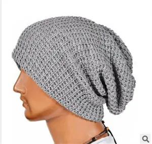 Manufacturers unidsex street dance pullover beanie knitted woolen hats autumn winter outdoor wool knitted trendy hats