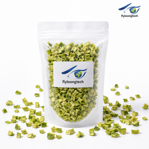 <span class=keywords><strong>Pimientos</strong></span> <span class=keywords><strong>Verdes</strong></span> Deshidratados Naturales y Saludables en Cubos, Precio de Fábrica al por Mayor, en Bolsitas Pequeñas - Product Image 1