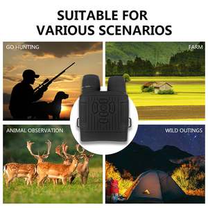 2.7K双眼ナイトビジョンゴーグル、48MP、屋外赤外線ナイトビジョンデバイス、写真とビデオの録画機能付き - Product Image 4