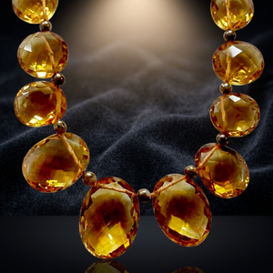 Haute qualité forme ovale Citrine naturel pierre précieuse en vrac Premium couleur jaune certifié semi-précieux fabrication de bijoux pierre - Product Image 3
