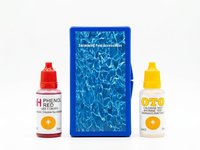 Kit de test de pH, chlore et bromure pour piscine, fourni par l'usine, avec réactifs liquides Rouge Phénol et OTO pour l'analyse de la qualité de l'eau