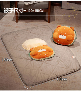 คุณภาพสูงของเล่นก่อนนอนตุ๊กตาอาหารของเล่นตุ๊กตาแฮมเบอร์เกอร์หมอนตุ๊กตา 2 In 1 Kawaii Expressionตุ๊กตาแฮมเบอร์เกอร์ผ้าห่ม - Product Image 6