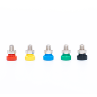 CXSDDZ-203A Prise banane en laiton 2 mm 10A avec boîtier ABS pour application sur circuit imprimé, longueur 10 mm