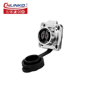 Cnlinko Cáp Nguồn 2 Chân Gắn Bảng Điện 400V Hình Tròn M16 Đầu Nối Chống Nước IP68 - Product Image 2