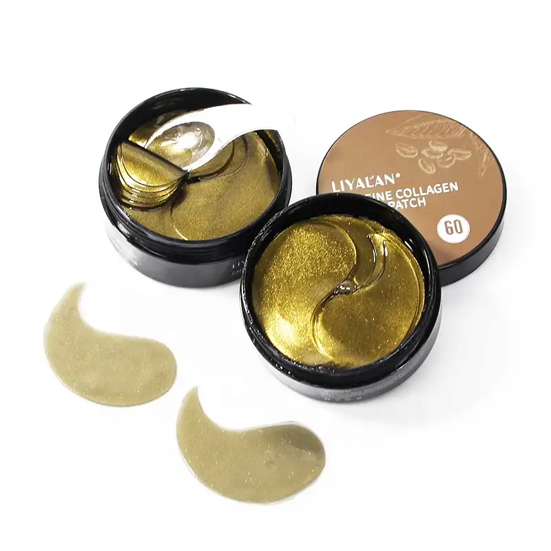 Best Selling Anti Wrinkle Moisturizing 60pcs 24K Gold Caffeine Colagen Eye Gel Patch Sleep Eye Mask