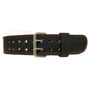 Ceinture d'haltérophilie en cuir véritable avec rembourrage en mousse pour le dos lombaire Ceinture réglable Ceinture d'haltérophilie en cuir personnalisée Ceinture de gymnastique - Product Image 3