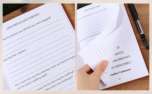 Custom Dad's Tell Me Your Story Mom Leather <b>Journal</b> Family Legacy Notebook 100 Sheets Hardcover A5 Size - Product Image 3