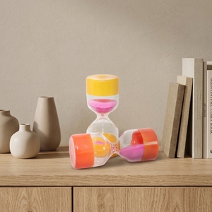 Mini minuteur <span class=keywords><strong>sablier</strong></span> 3 minutes <span class=keywords><strong>pour</strong></span> la douche/brosse à <span class=keywords><strong>dents</strong></span> avec ventouse, sans plomb, compte à rebours - Product Image 3