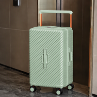 Valise trolley rigide OEM ODM pour PC, étiquette privée, bagage de voyage personnalisé pour commande en gros