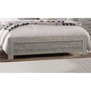 Lit à panneaux en bois gris rustique Db, taille double, avec matelas en boîte, meubles de chambre à coucher, décoration intérieure - Product Image 6