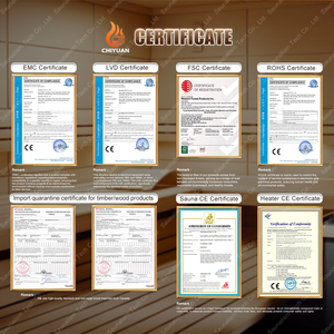 New Deign Sauna Stove Wooden Sauna Home Use Hemlock Wooden Shower Sauna for Family Use with Heat-<strong>insulating</strong> Thick Wall <strong>Panels</strong> - Product Image 5