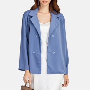 Frühling/Sommer Neuer Lässiger Strukturierter <span class=keywords><strong>Blazer</strong></span> mit Fortschrittlichem Design, Kurz und Locker Geschnitten - Product Image 3