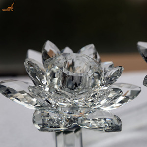 Crystal <strong>Lotus</strong> European Light Luxury <strong>Candle</strong> <strong>Holder</strong> Three Head Wedding <strong>Candle</strong> <strong>Holder</strong> for Home Decoration - Product Image 5