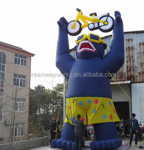 Modèle d'animal chimpanzé gonflable, <span class=keywords><strong>orang</strong></span>-outan géant gonflable pour la publicité - Product Image 2